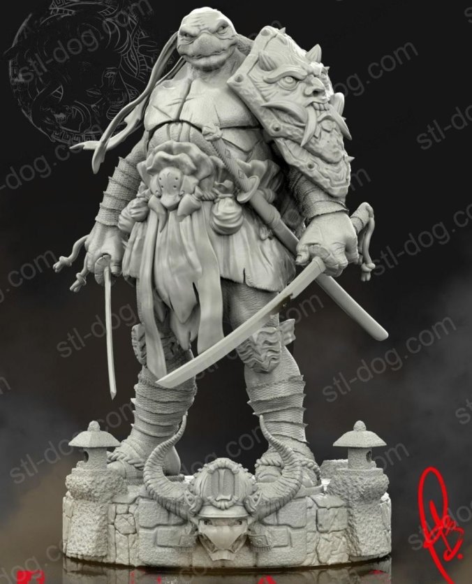 忍者神龟(TMNT Leonardo) 3D打印图纸